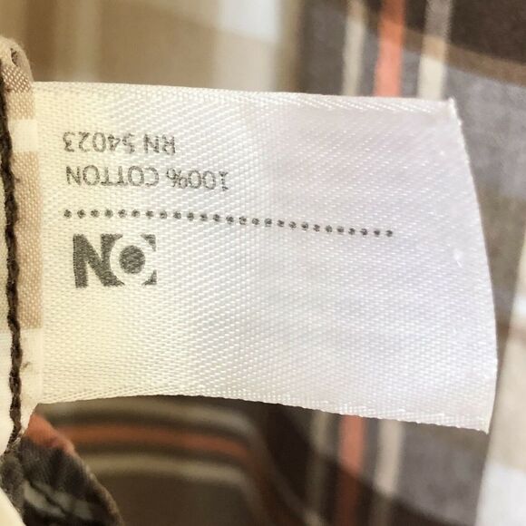 Old Navy Men's Shirt XL Plaid short sleeve button - Picture 6 of 7